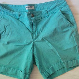 Old Navy Cotton Teal Shorts